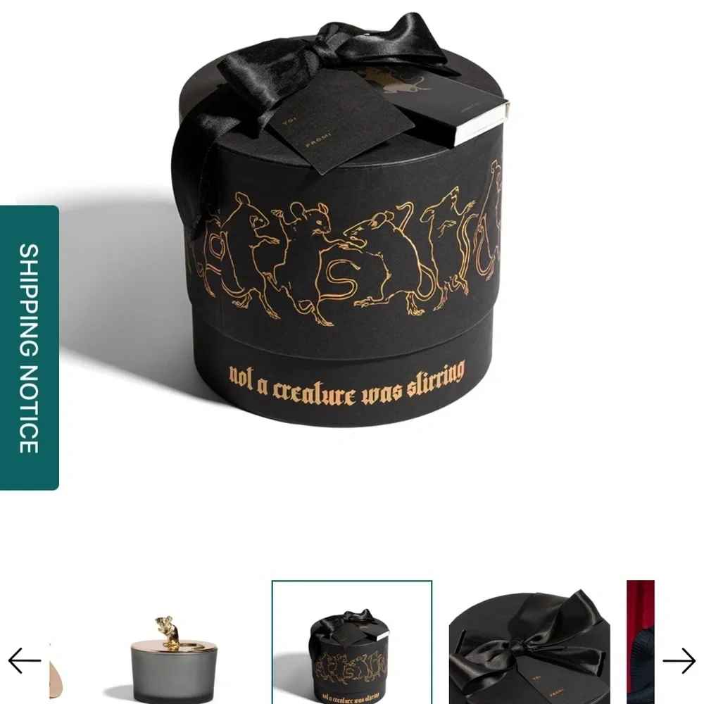NWT Heretic not a creature was stirring candle